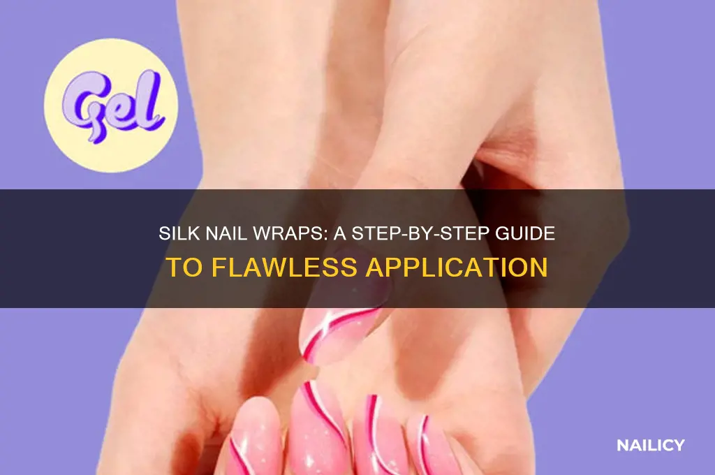 how does a silk nail wrap work
