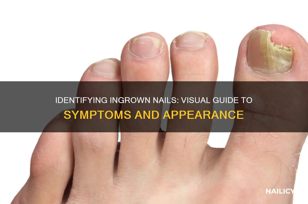 how does an ingrown nail look like