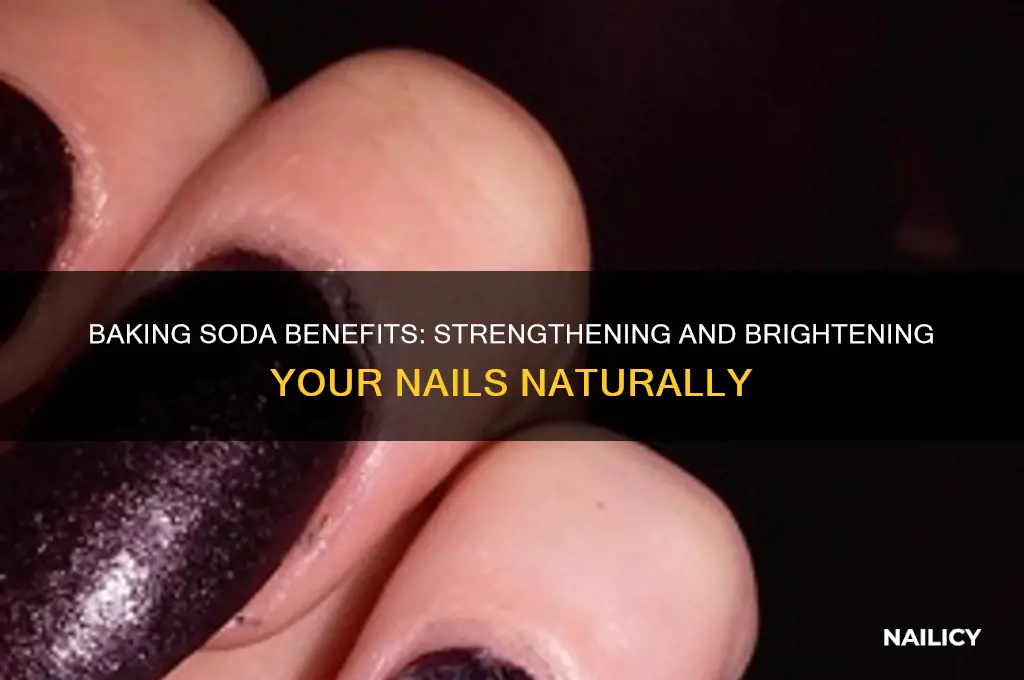 how does baking soda help your nails