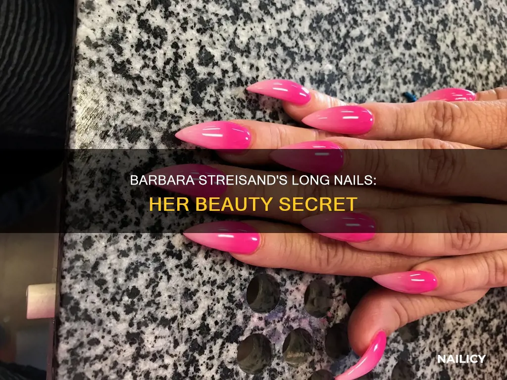 how does barbra streisand have long nails