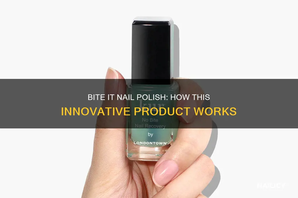 how does bite it nail polish work