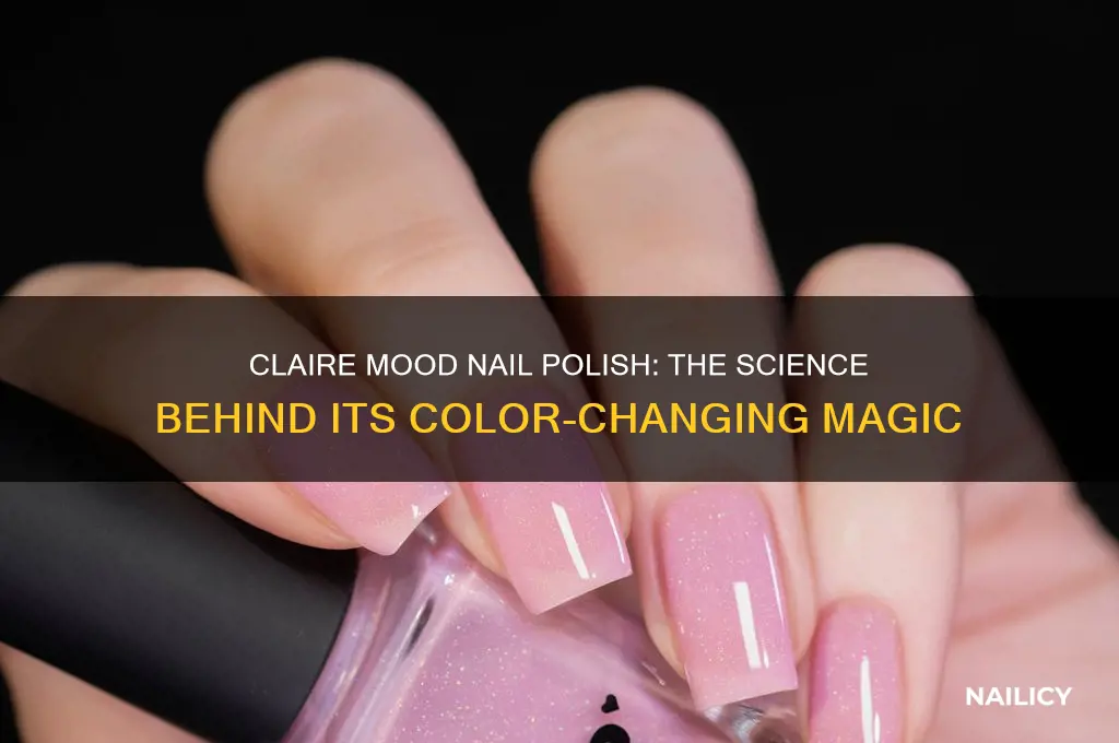 how does claire mood nail polish work
