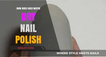 Cold Water Hack: Speeding Up Nail Polish Drying Time