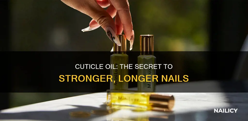 how does cuticle oil help nails grow