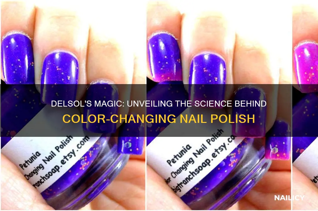 how does delsol color changing nail polish work