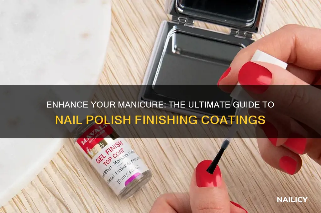 how does nail polish finishing coating