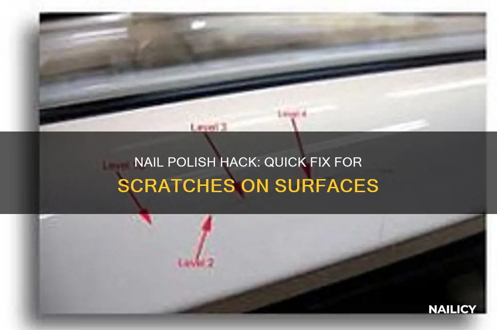 how does nail polish fix scratches