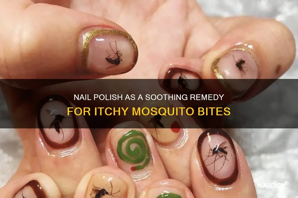 how does nail polish help mosquito bites