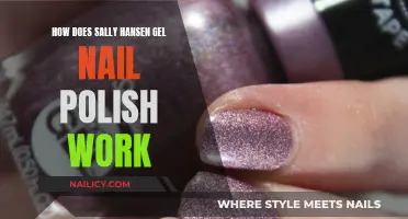 Sally Hansen Gel Nail Polish: Application and Removal Process