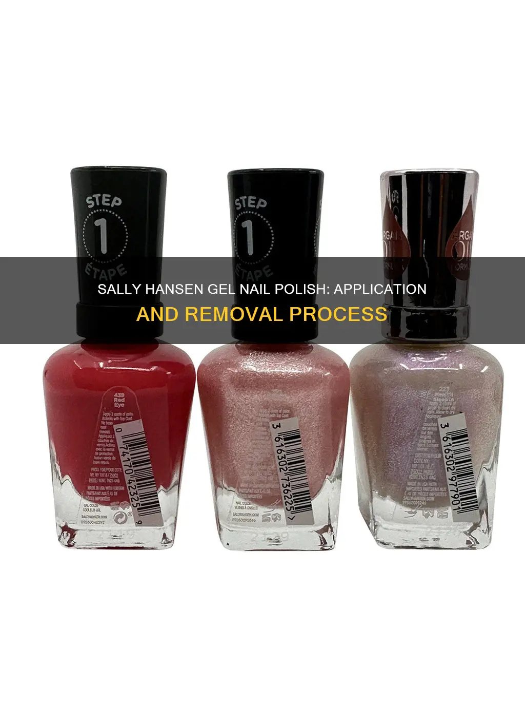 how does sally hansen gel nail polish work