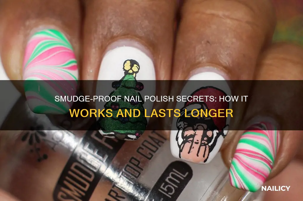 how does smudge proof nail polish work