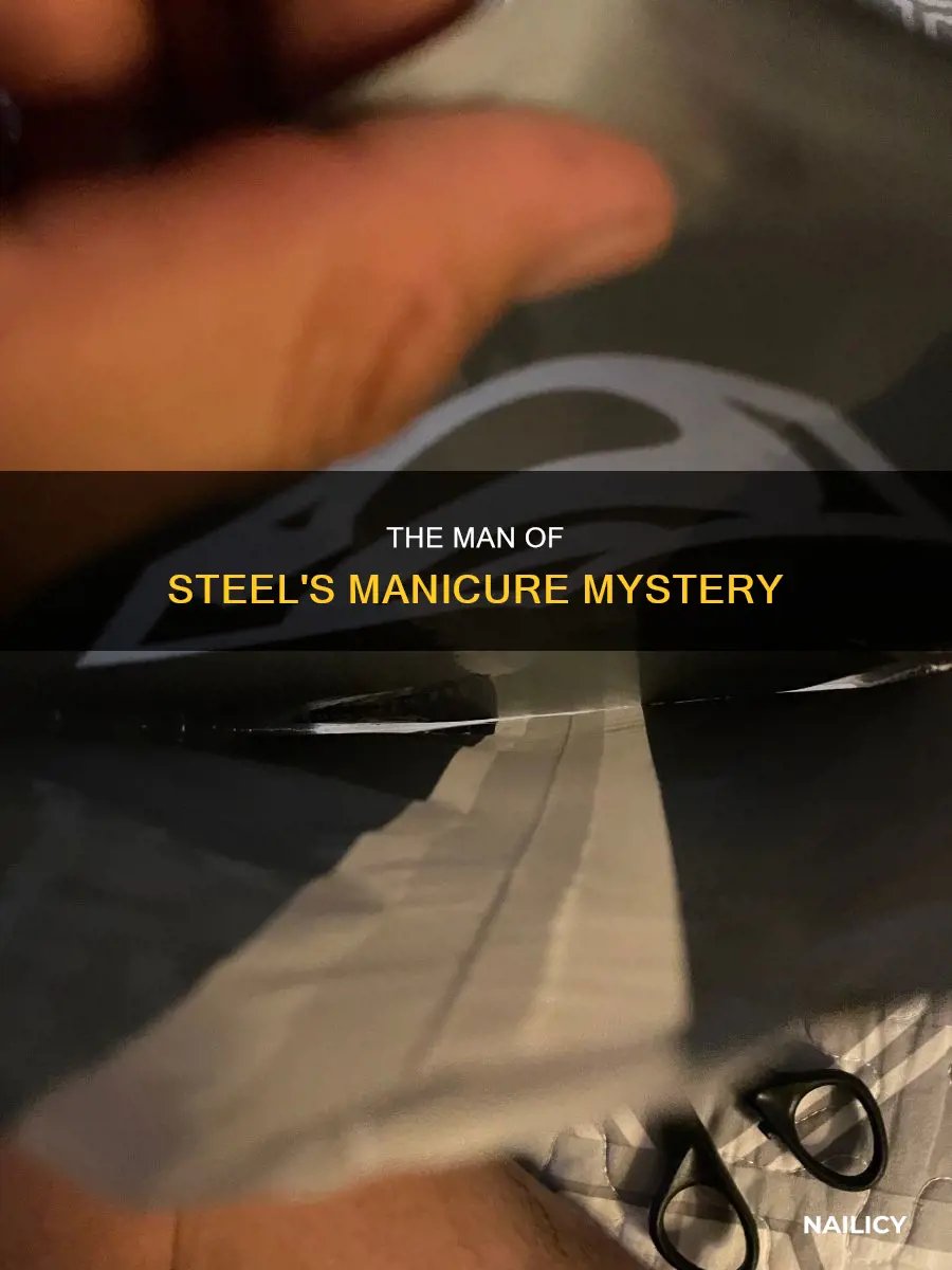 how does superman cut his nails