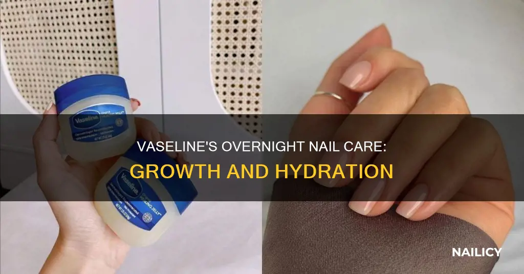 how does vaseline help your nails grow overnight