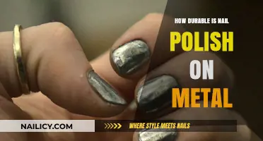 Testing Nail Polish Durability on Metal Surfaces: Longevity and Wear