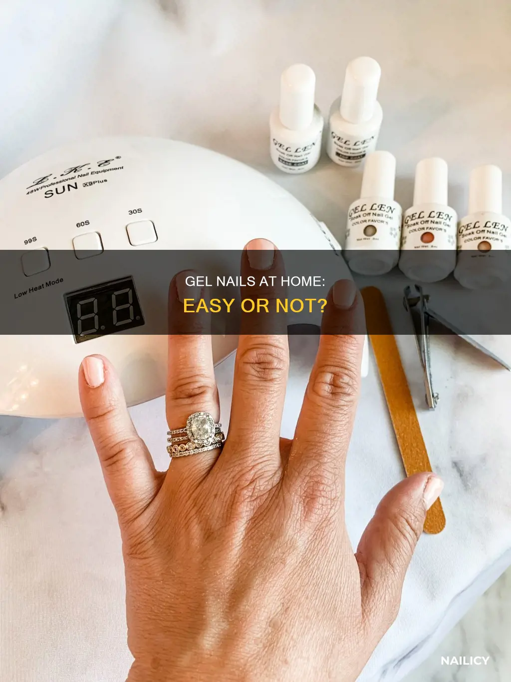 how easy is it to do your own gel nails