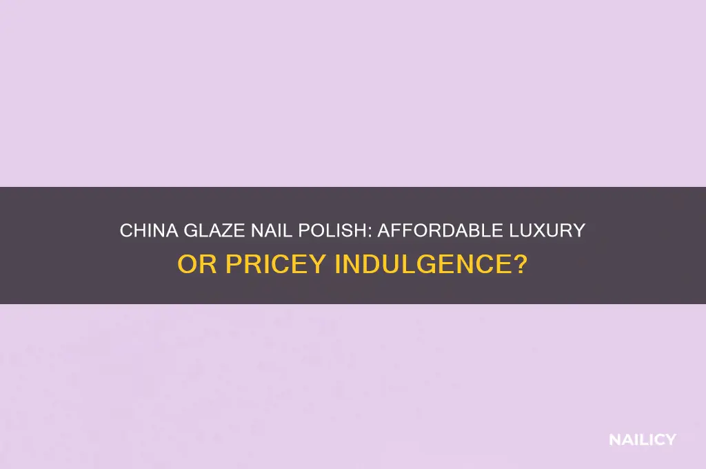 how expensive is china glaze nail polish