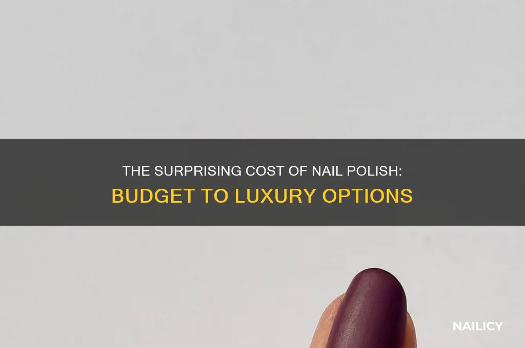 how expensive is nail polish