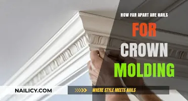 Perfect Crown Molding: Optimal Nail Spacing for a Seamless Finish