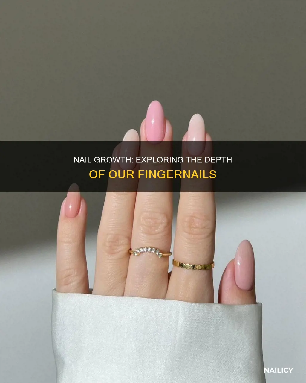 how far back does our nail go down our finger