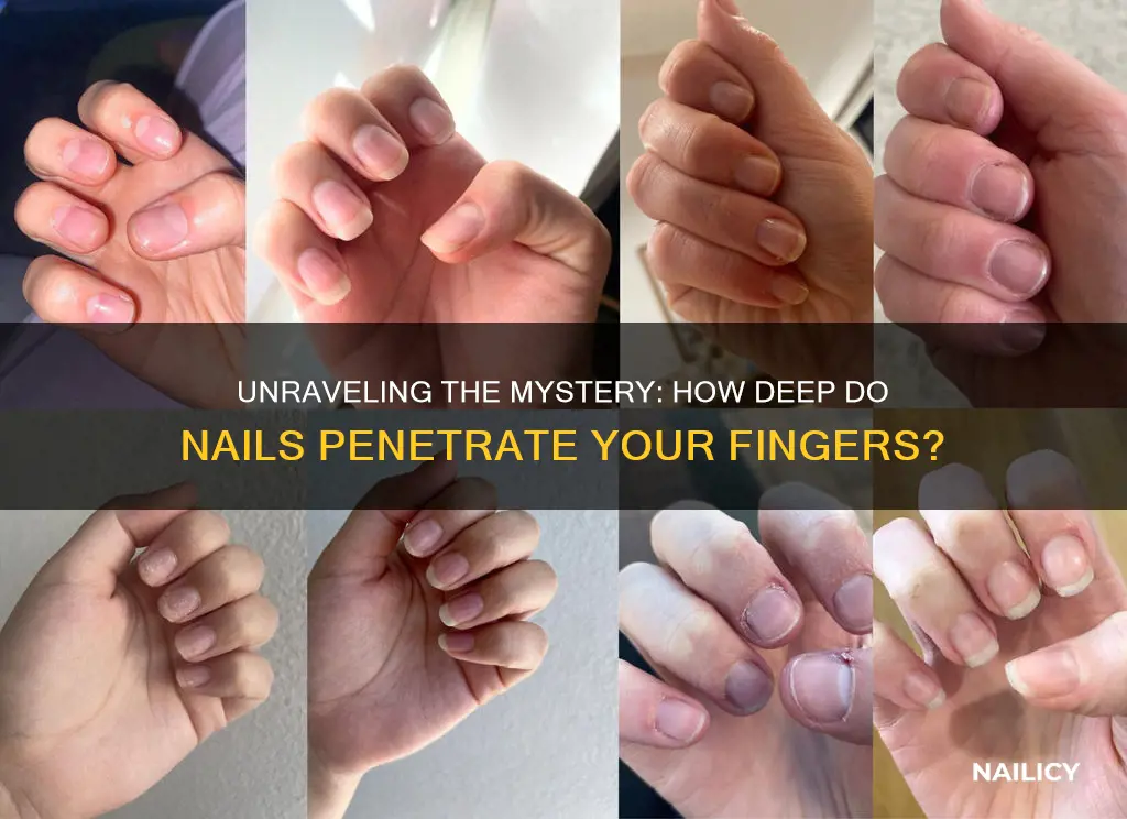 how far do your nails go into your finger