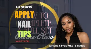 Perfect Nail Tip Application: Ideal Depth for a Flawless Manicure