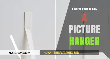 Perfect Picture Hanging: Ideal Depth for Secure Nail Placement