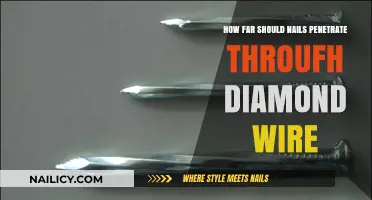 Optimal Nail Penetration Depth for Diamond Wire Cutting Efficiency