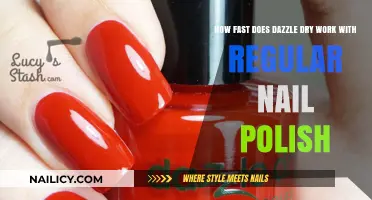Dazzle Dry's Speed: Enhancing Regular Nail Polish Drying Time