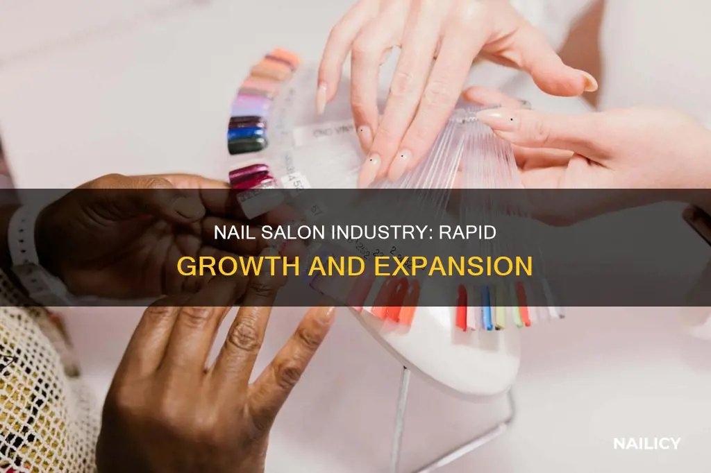 how fast is the nail salon industry growing