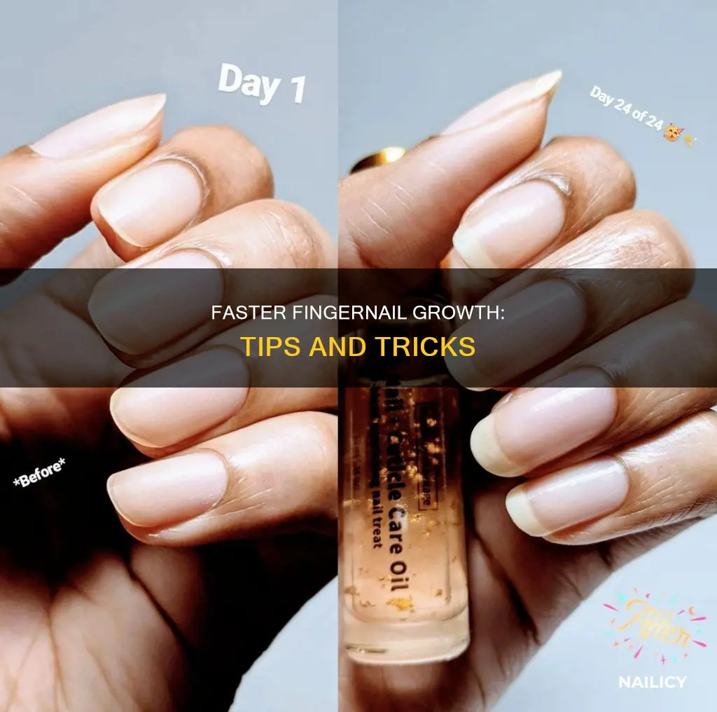 how fasta finger nail grow
