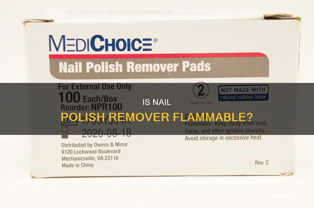 how flammable is nail polish remover