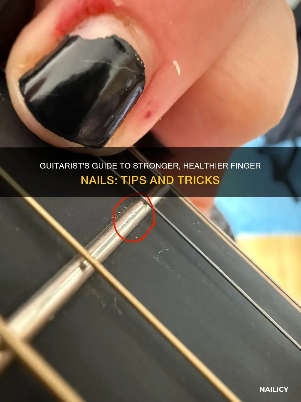 how for a guitarist to strenghten finger nails