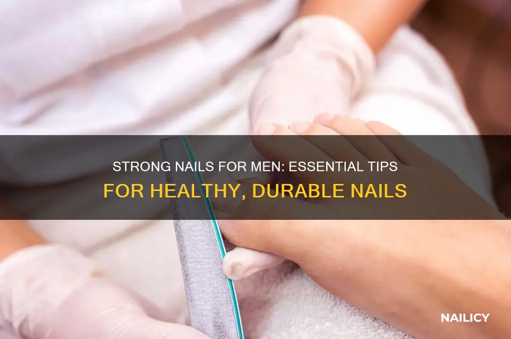 how for men to have strong nails