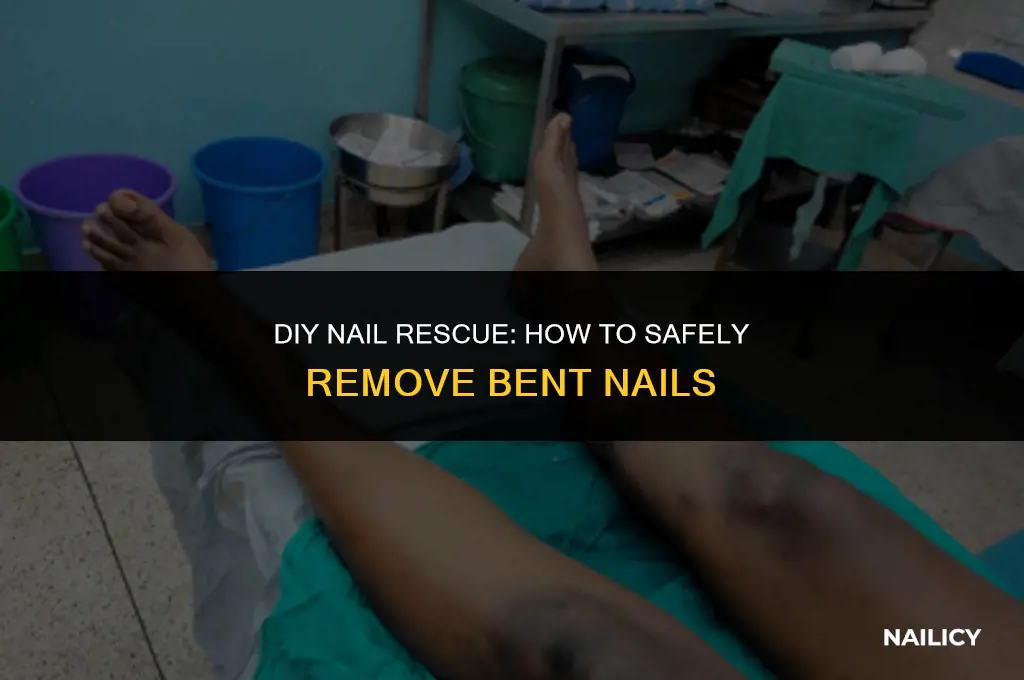how get bent nails out
