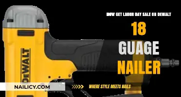 Score Big on Labor Day: DeWalt 18 Gauge Nailer Sale Guide