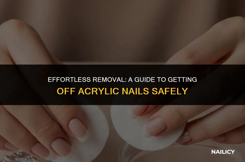 how get off acrylic nails