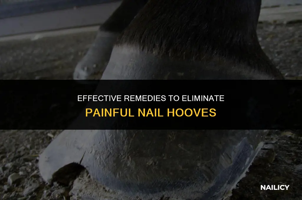 how get ride of nail hooes