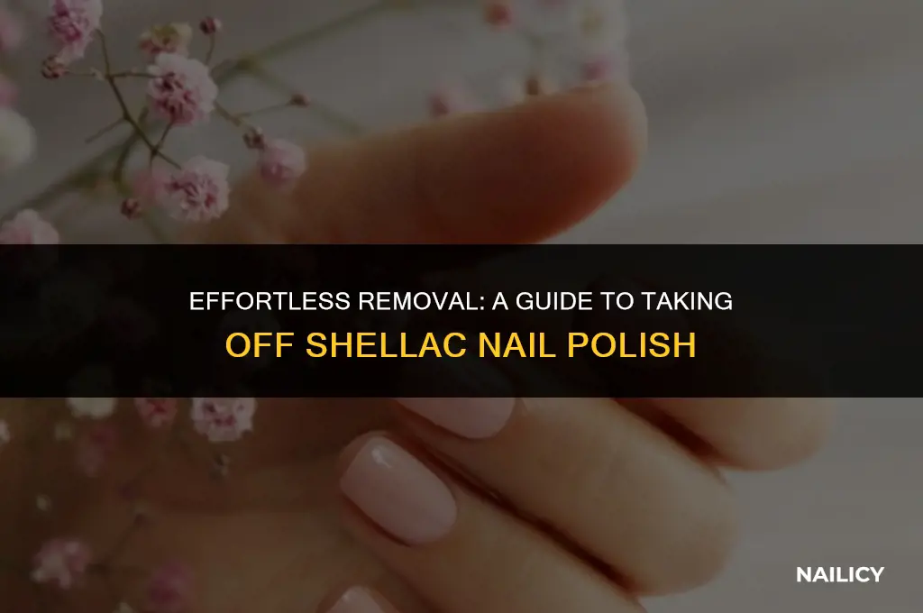 how get shellac nail polish off