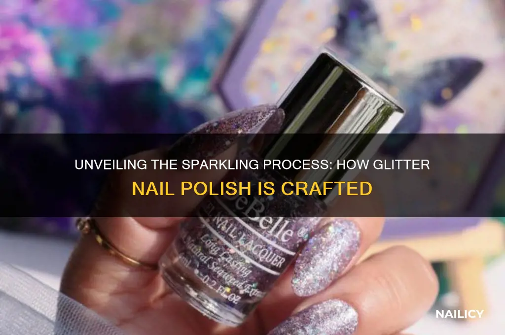 how glitter nail polish is made