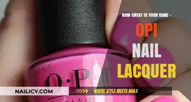 How Great is Your Dane? Opi Nail Lacquer Review