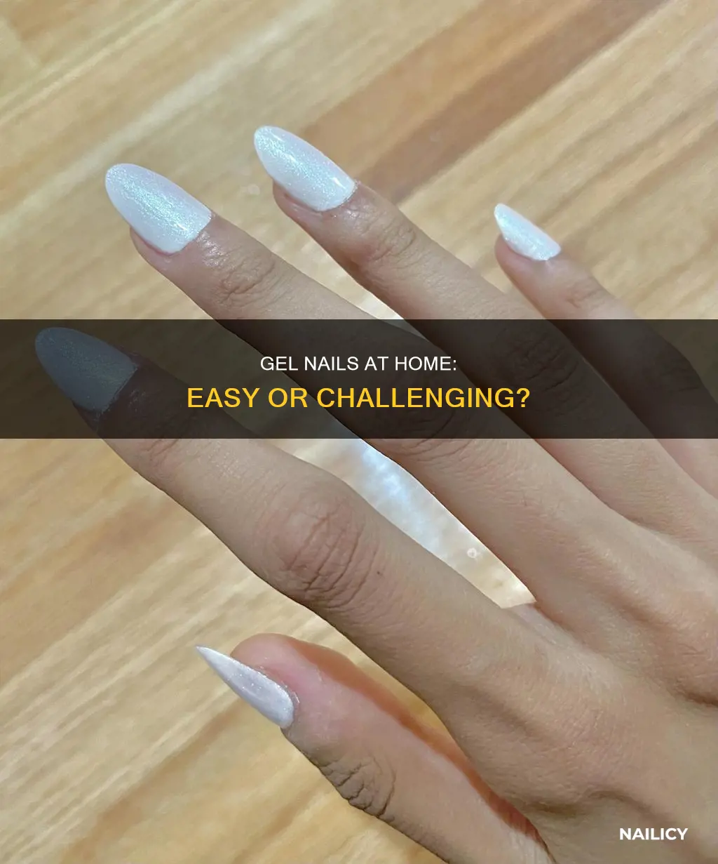 how hard is it to do gel nails at home