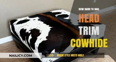Nailing Head Trim Cowhide: A Tricky Task?