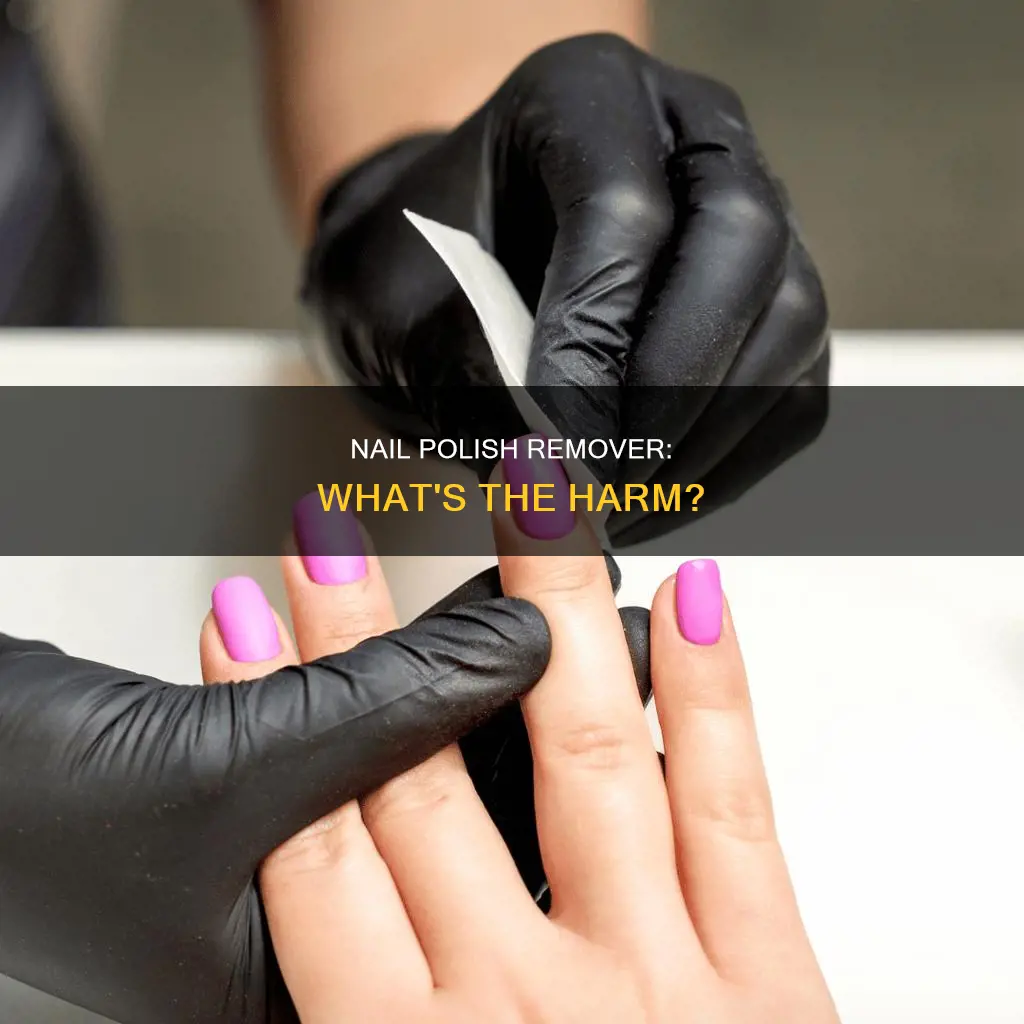 how harmful is nail polish remover