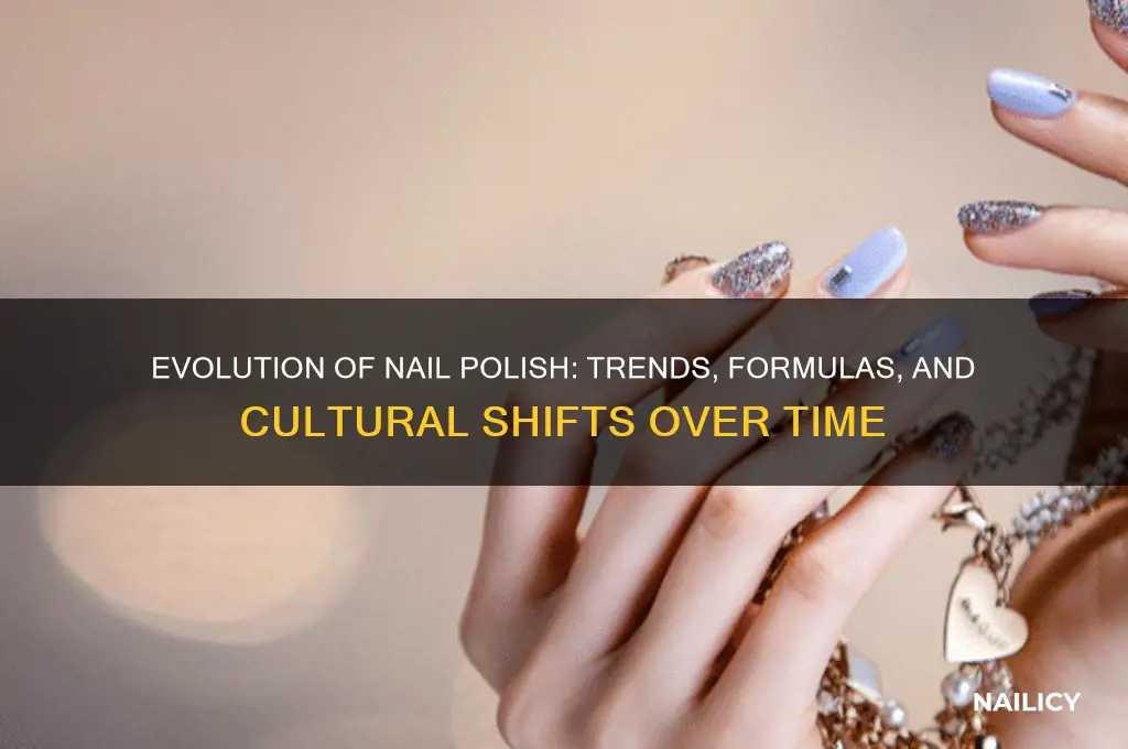 how has nail polish changed over time