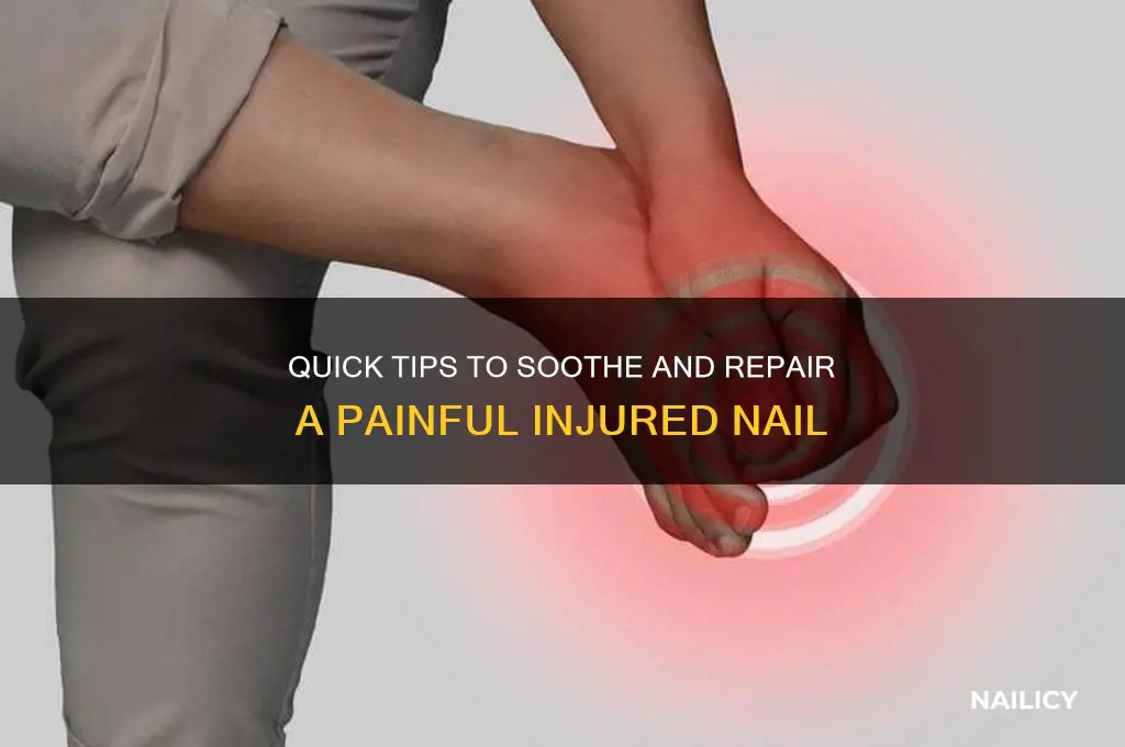 how heal a hurt nail