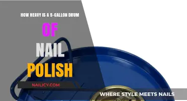 Unveiling the Surprising Weight of a 5-Gallon Nail Polish Drum