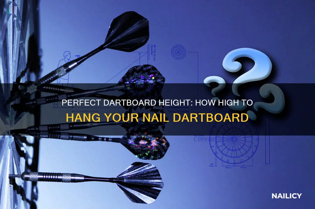 how high to put the nail dart board