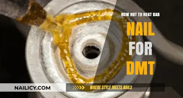 Optimal Dab Nail Temperature for DMT: Safe Heating Guide