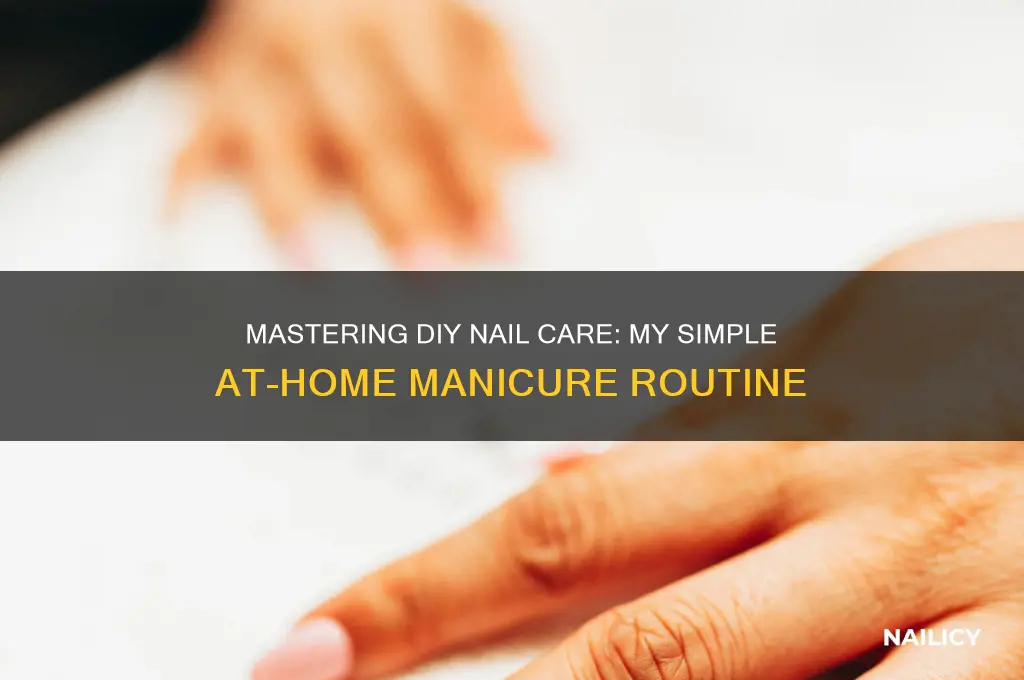 how i do my nails at home