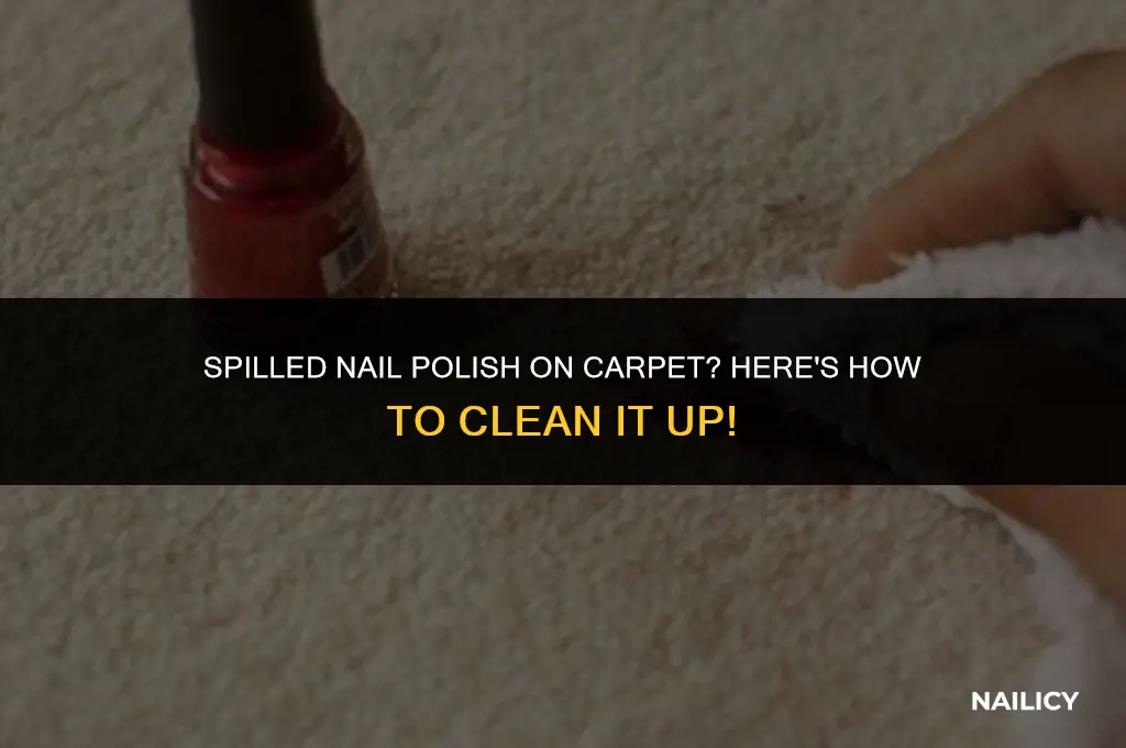 how i get nail polish out of carpet
